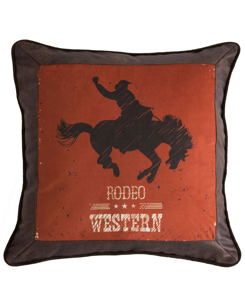 Carstens Home Western Rodeo Country Throw Pillow , Multi, hi-res