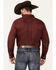 Cody James Men's Basic Twill Long Sleeve Button-Down Performance Western Shirt - Tall, Wine, hi-res
