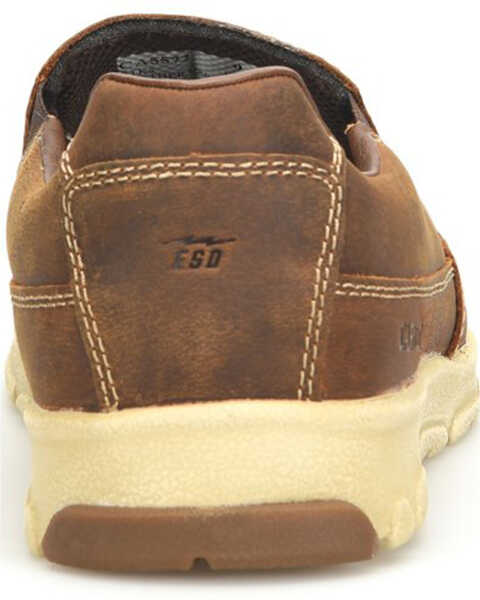 Carolina Men's S-117 ESD Work Shoes - Aluminum Toe, Mahogany, hi-res