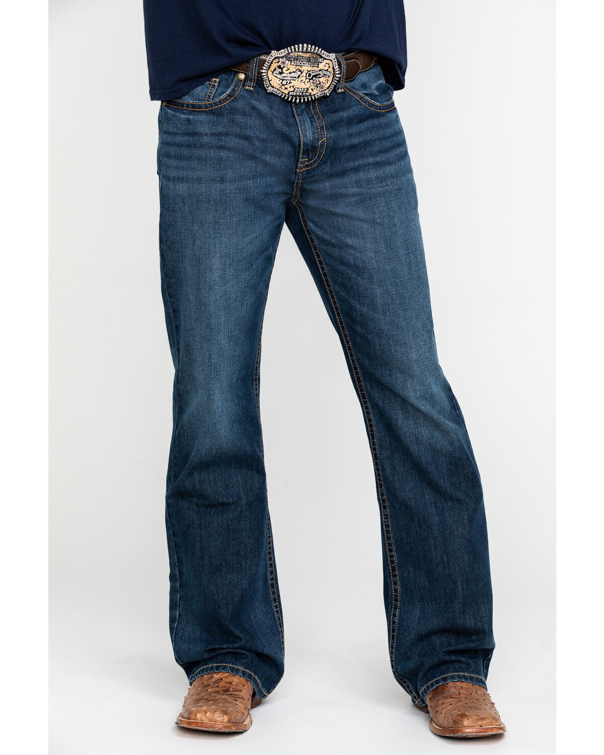 rigid bootcut jeans
