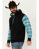 Image #3 - Hooey Men's Boot Barn Exclusive Southwestern Color Block Hooded Sweatshirt, , hi-res