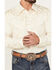 Image #3 - Scully Men's Gunfighter Embroidery Long Sleeve Snap Western Shirt - 3X, Ivory, hi-res