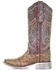 Image #3 - Corral Women's Embroidered Western Boots - Square Toe, Honey, hi-res