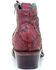 Image #4 - Corral Women's Red Python Fashion Booties - Snip Toe, , hi-res