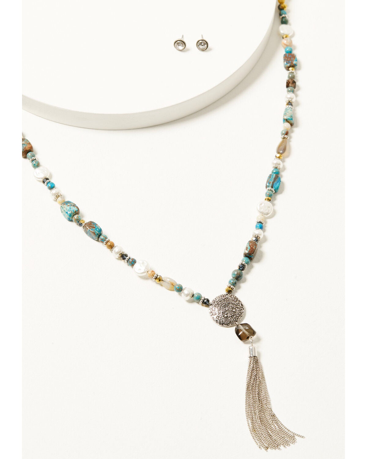 Shyanne Women's Gemma Jewelry Set - 2 Piece, Silver, hi-res