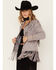 Image #1 - Idyllwind Women's Studded Fringe Suede Jacket, Lavender, hi-res