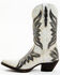 Image #3 - Dan Post Women's Ndulgence Vintage Leather Boots - Snip Toe, Black/white, hi-res