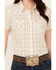 Image #3 - Wrangler Women's Plaid Print Short Sleeve Pearl Snap Western Shirt, , hi-res