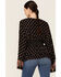 Image #3 - Angie Women's Bell Sleeve Floral Border Print Top, , hi-res