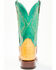 Image #5 - Dan Post Women's Exotic Watersnake Skin Western Boots - Broad Square Toe, Gold, hi-res