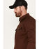 Image #2 - Cody James Men's FR Solid Long Sleeve Snap Western Shirt, Cognac, hi-res