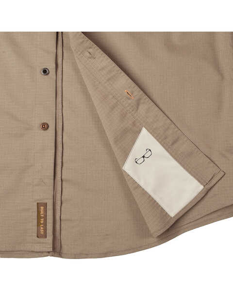 Image #4 - Ariat Men's Long Sleeve Work Shirt , Brown, hi-res