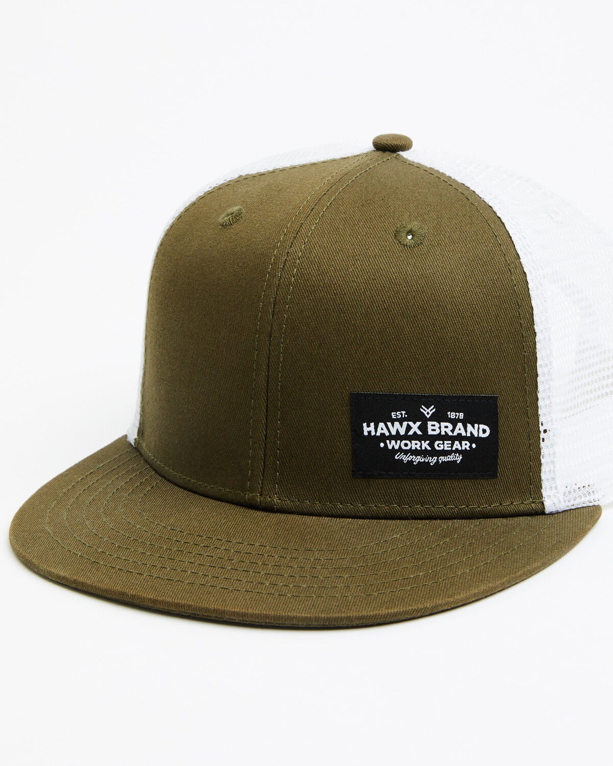 Image #1 - Hawx Men's Corner Patch Ball Cap, Olive, hi-res