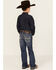 Image #3 - Rock & Roll Denim Boys' Embroidered Bootcut Stretch Denim Jeans, Blue, hi-res