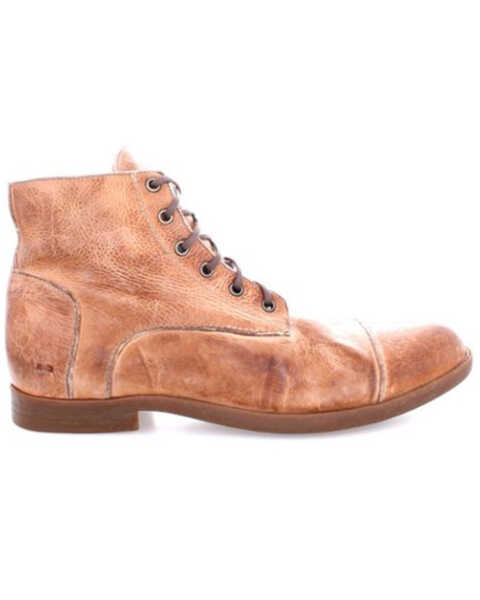 Image #2 - Bed Stu Men's Leonardo Western Casual Boots - Round Toe, Tan, hi-res