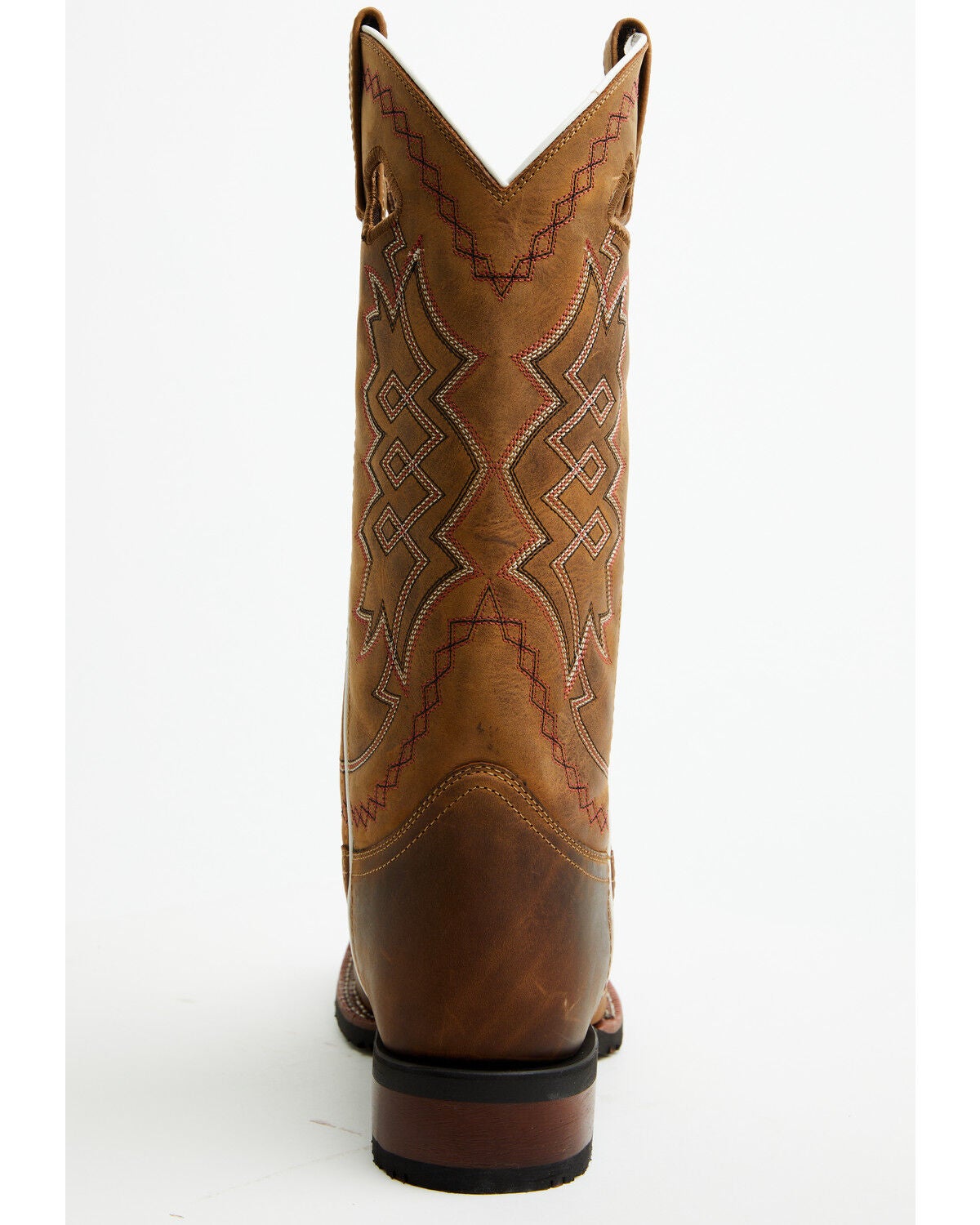 Image #5 - Laredo Men's Highway Man Performance Western Boots - Broad Square Toe, Tan, hi-res