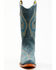 Image #4 - Planet Cowboy Women's Steel My Blues Psychedelic Suede Leather Western Boot - Snip Toe, Blue, hi-res