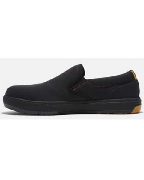 Image #3 - Timberland Men's Berkley Slip-On Work Shoes - Composite Toe, Grey, hi-res