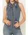 Image #3 - Wrangler X Lainey Wilson Women's Denim Zip Jumpsuit, Blue, hi-res