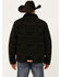 Image #4 - Cinch Men's Southwestern Jacquard Twill Trucker Snap Jacket, Forest Green, hi-res