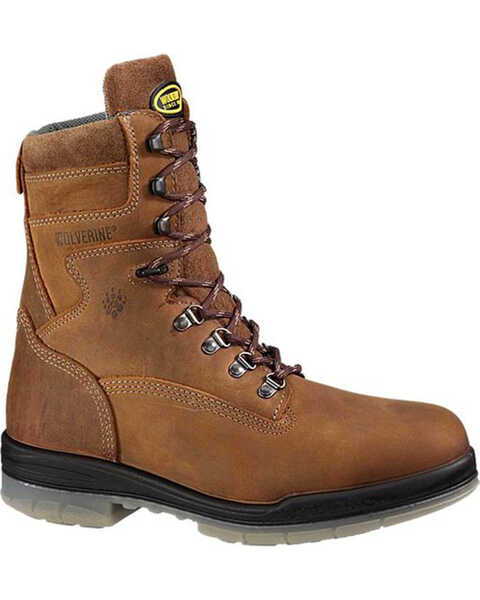 Wolverine Men's DuraShocks® Insulated Waterproof Work Boots, Brown, hi-res