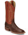 Image #1 - Justin Men's McLane Western Boots - Broad Square Toe, Brown, hi-res