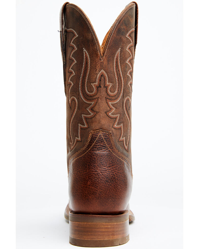El Dorado Men's Rust Bison Western Boots - Broad Square Toe, Rust Copper, hi-res