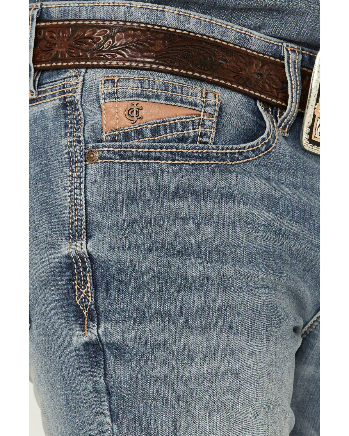 Image #2 - RANK 45® Men's Desert Ranch Performance Stretch Slim Bootcut Jeans, , hi-res