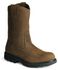 Image #2 - Wolverine Men's Nubuck Wellington Pull On Work Boots - Round Toe, Brown, hi-res