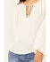 Image #3 - Shyanne Women's Washed Satin Tunic Blouse , Cream, hi-res