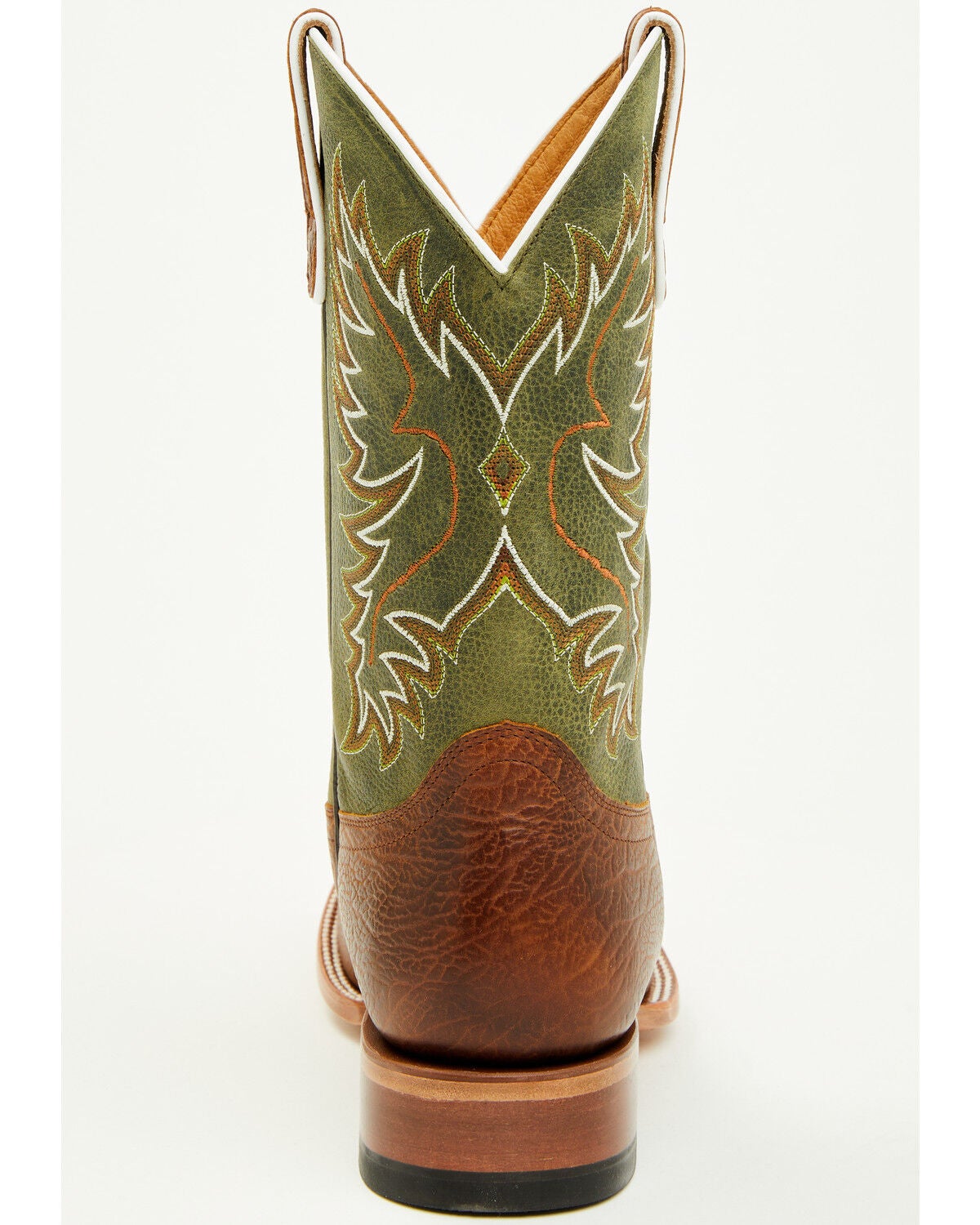 Image #5 - Cody James Men's Benson Western Boots - Broad Square Toe, Green, hi-res