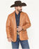 Image #1 - Scully Men's Leather Whip Stitch Blazer, Tan, hi-res