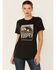 Image #1 - Wrangler Women's California Graphic Tee, Black, hi-res