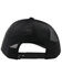 Image #2 - Hooey Men's O Classic Embroidered Logo Trucker Cap, Black, hi-res