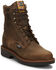 Image #1 - Justin Men's J-Max 8" Blueprint Lace-Up EH Work Boots - Soft Toe, Tan, hi-res