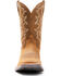 Image #4 - Wrangler Footwear Men's All-Around Western Boots - Broad Square Toe, Brown, hi-res