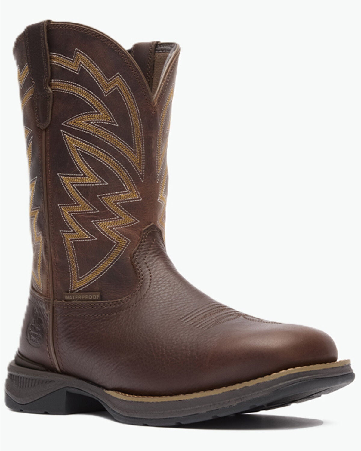 Georgia Men's Aero LT Waterproof Work Boots - Carbon Toe, Brown, hi-res