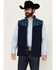 Image #1 - RANK 45® Men's Ranbull Softshell Vest, Medium Blue, hi-res