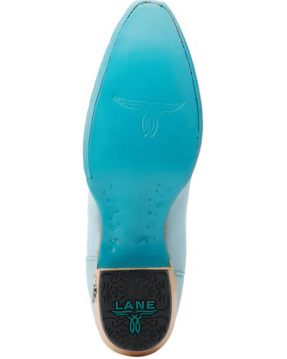 Image #7 - Lane Women's Emma Jane Western Booties - Snip Toe, Blue, hi-res