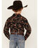 Image #4 - Rock & Roll Denim Boys' Southwestern Print Long Sleeve Snap Shirt, Black, hi-res