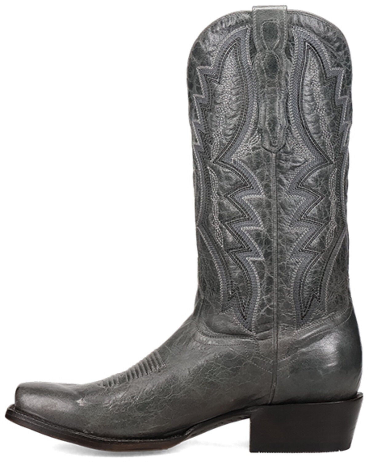 Image #3 - El Dorado Men's Western Boots - Square Toe, Grey, hi-res