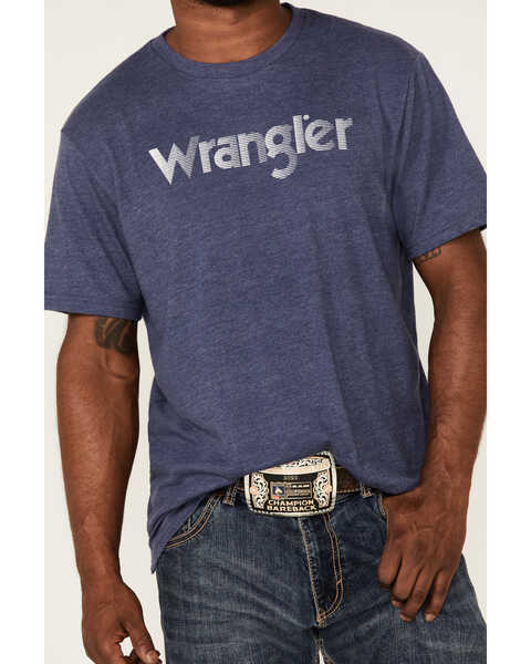 Wrangler Men\'s Sheplers Sleeve Short Graphic Logo | T-Shirt
