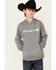 Image #1 - Carhartt Boys' Dark Grey Heavy Zip-Front Fleece Sweatshirt , , hi-res