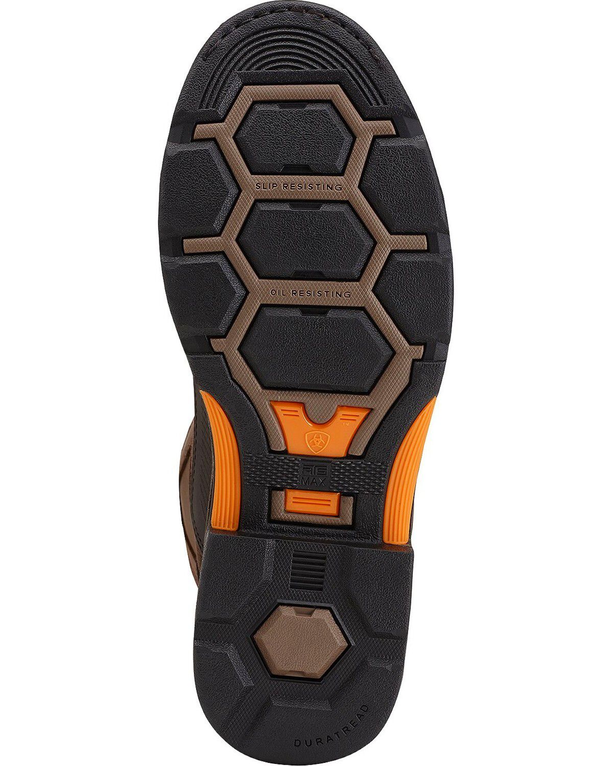Image #6 - Ariat Men's Overdrive XTR H20 Pull On Work Boots - Steel Toe, Brown, hi-res