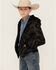 Image #2 - Cody James Boys' Basin Southwestern Print Hooded Jacket, Charcoal, hi-res