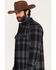 Image #2 - Cody James Men's Calhoun Plaid Print Fleece Lined Shirt Jacket, Medium Grey, hi-res