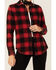 Image #3 - Flag & Anthem Plaid Print Full Sleeve Shirt, Red, hi-res