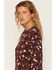Image #2 - Idyllwind Women's Lynnbrook Floral Print Long Sleeve Blouse, Wine, hi-res