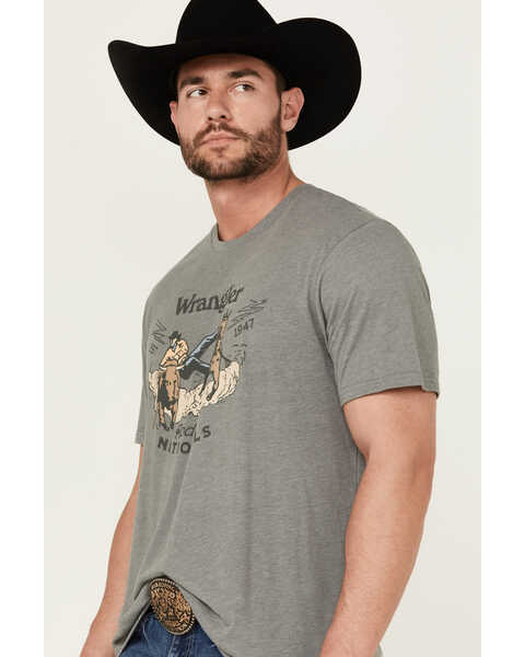 Image #2 - Wrangler Men's Rodeo Nationals Logo Short Sleeve Graphic Print T-Shirt , , hi-res