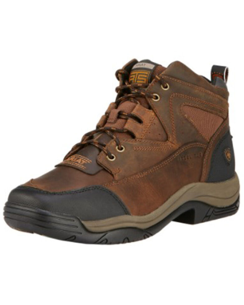 Ariat Terrain Hiking Boots - Steel Toe, Brown, hi-res